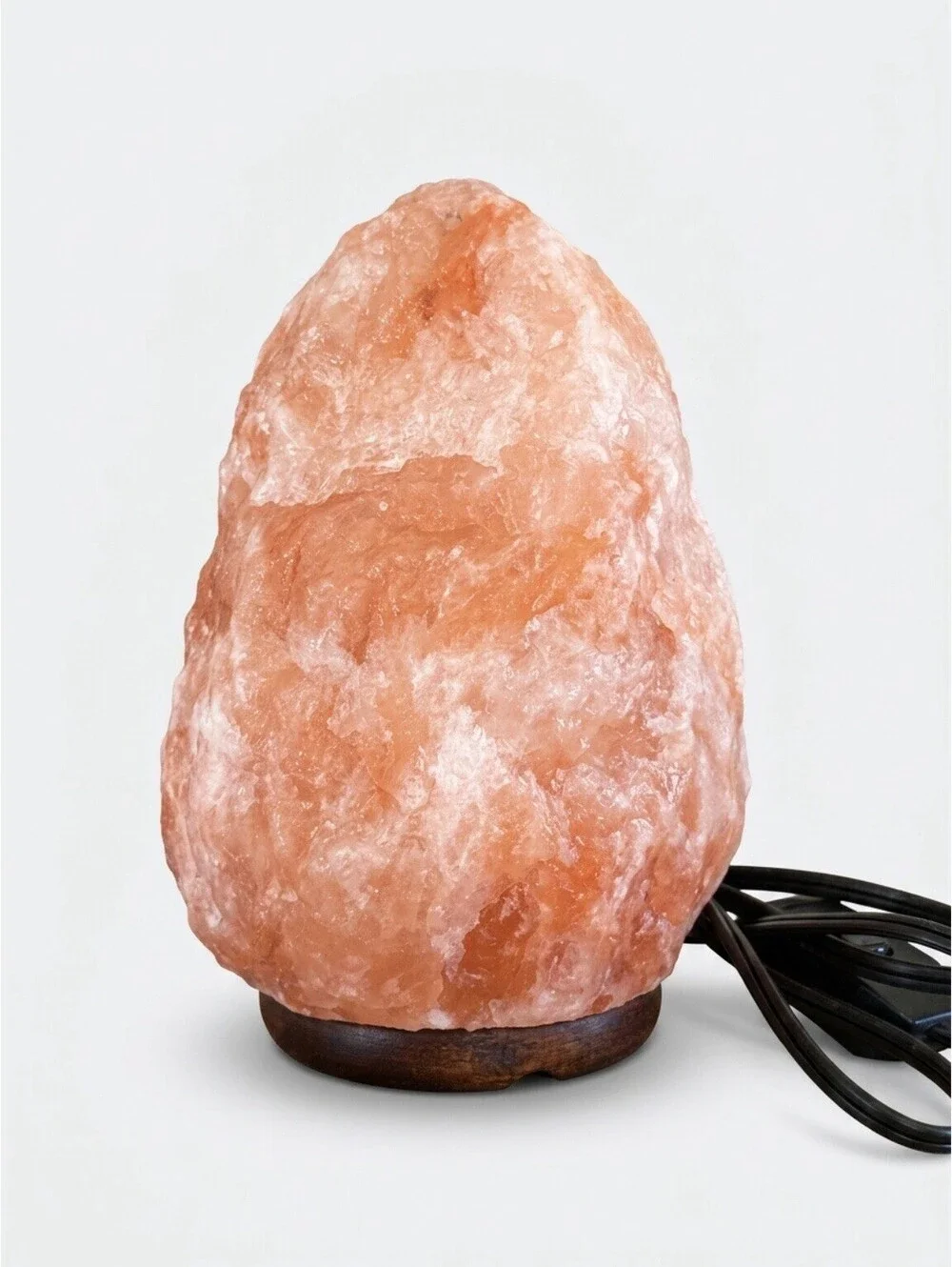 Himalayan Salt Lamp with Wooden Base